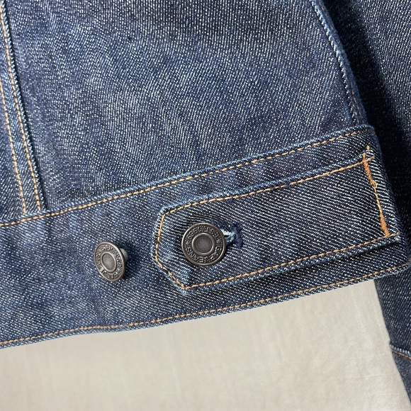 Vintage GAP Stretch Jean Jacket NWOT dark wash - Picture 10 of 16